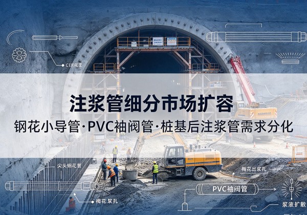 宁县注浆管细分市场扩容，隧道钢花小导管、PVC 袖阀管、桩基后注浆管需求分化